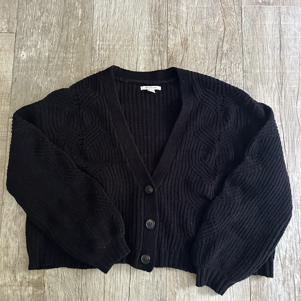 American Eagle Black Cardigan